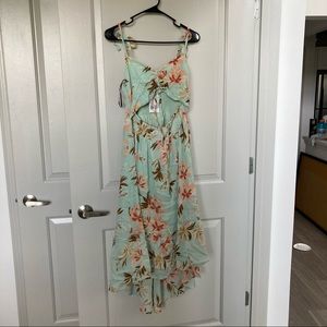 Forever 21 midi dress with open stomach nwt